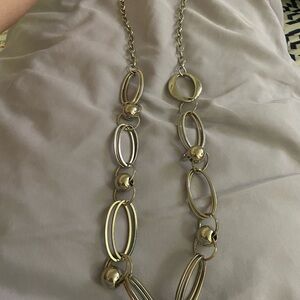 Elegant plated Silver Chain Necklace